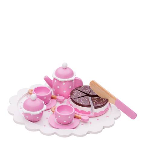 New Classic Toys Coffee / Tea Set With Cutting Cake Playset