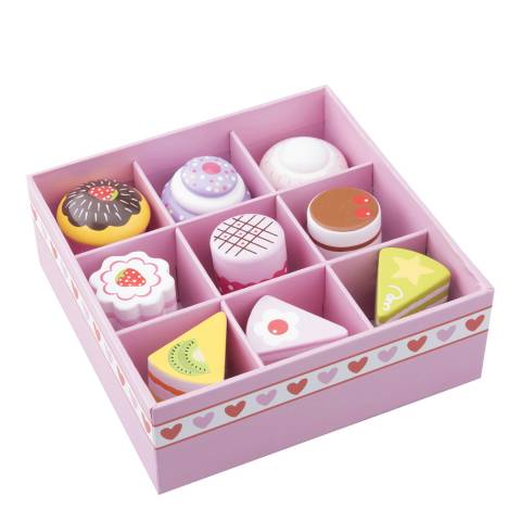 New Classic Toys 9 Piece Cake / Pastry Assortment In Giftbox