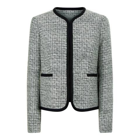 Black/Cream Tweed Jacket - BrandAlley