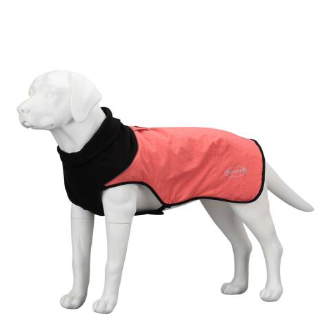 50cm Cajun Red Scruffs Quilted Thermal Dog Coat - BrandAlley