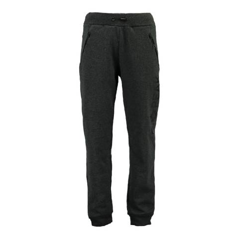Grey Mirmal Jogging Pants With Contrasted Rib - BrandAlley