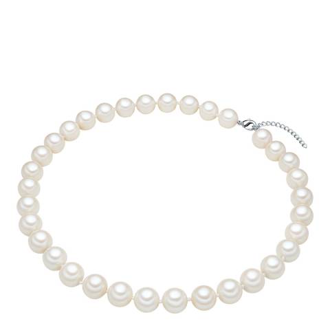 White Organic Pearl Necklace 12mm 12mm - BrandAlley
