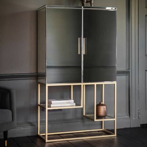 Gallery Living Pippard Cocktail Cabinet Champagne
