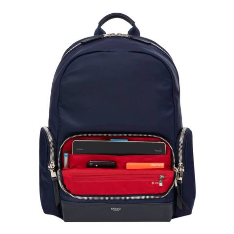 Navy Mayfair Barlow Laptop Backpack 15 Inch - BrandAlley