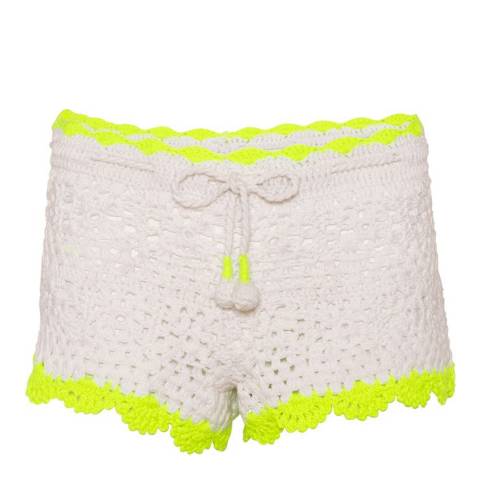 Sunuva Girls Crochet Shorts - Neon