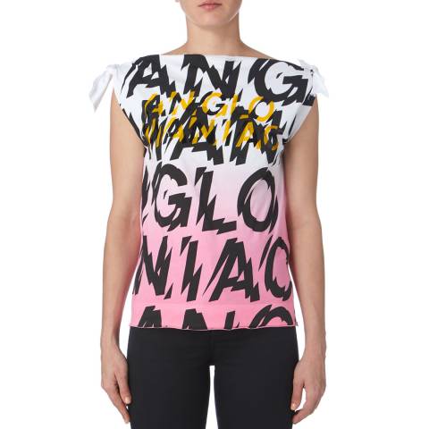 Vivienne Westwood White Anglomaniac Knotted T-Shirt