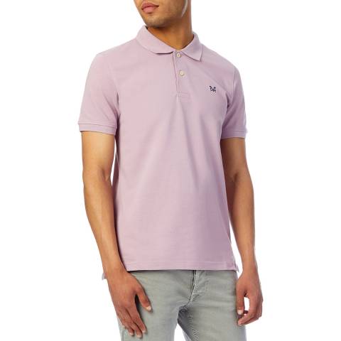 Crew Clothing Lavendar Cotton Polo Shirt