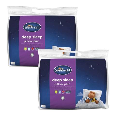 Silentnight Deep Sleep Pack of 4 Pillows