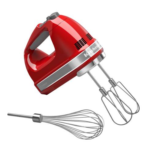 KitchenAid Empire Red 7 Speed Hand Mixer