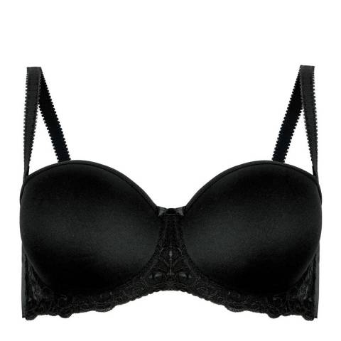 Black Padded Balcony Bra - BrandAlley