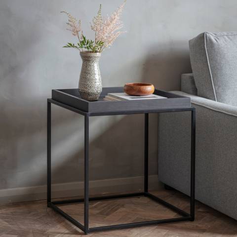 Gallery Living Forden Tray Side Table Black
