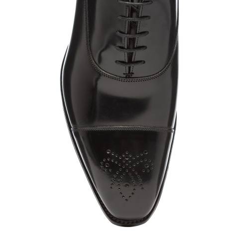 Black Cambridge Narrow Toe Oxford Shoes - BrandAlley