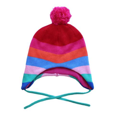 Toby Tiger Girly Stripe Knitted Hat