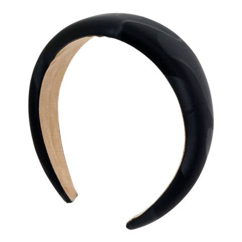 Black Satin Headband - BrandAlley