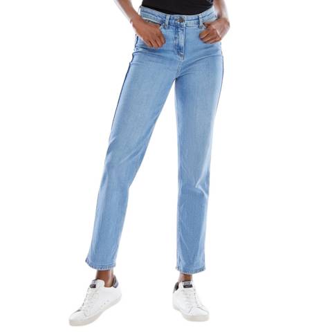 Blue Montpellier Slim Boyfriend Stretch Jeans - BrandAlley