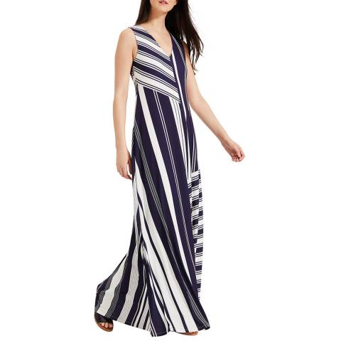 Phase Eight Navy Stripe Shania Maxi Dress