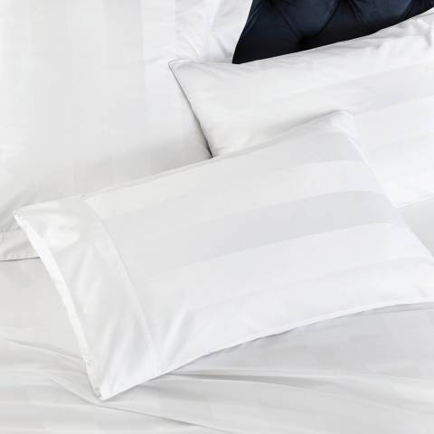 Sheridan 1200TC Masterson Pair of Housewife Pillowcases, Snow