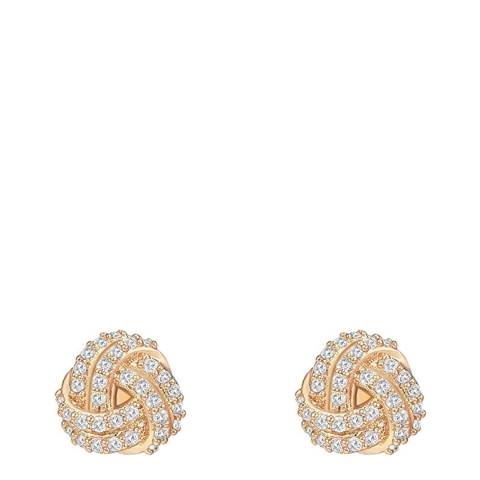 Chloe Collection by Liv Oliver 18K Gold Plated Knot Stud Earrings
