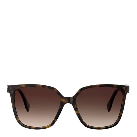 Women's Dark Havana Fendi Sunglasses 57mm - BrandAlley