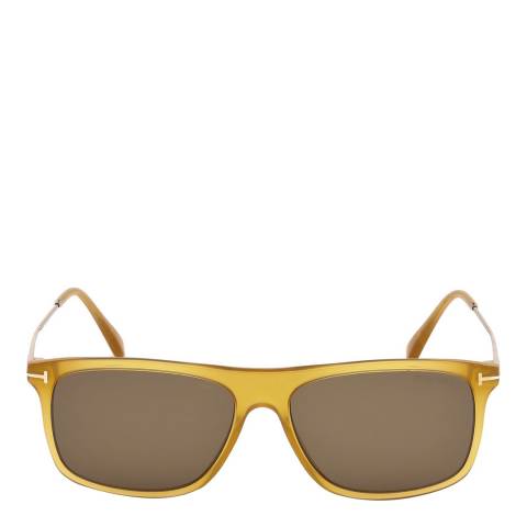 Unisex Brown Tom Ford Sunglasses 57mm - BrandAlley