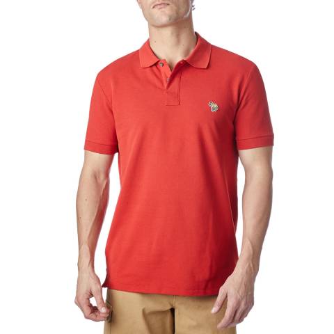 PAUL SMITH Red Zebra Regular Fit Polo Shirt