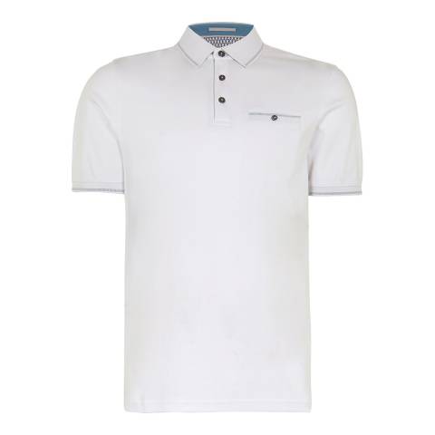 Ted Baker White Boomie Polo Top