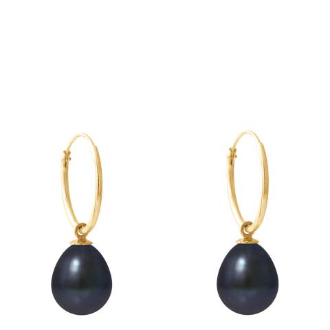 Mitzuko Black Tahiti Pearl Earrings 10-11mm