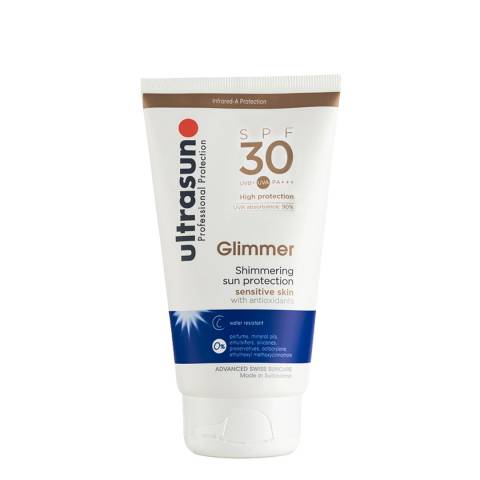 Ultrasun 30 Glimmer - 150ml Tube