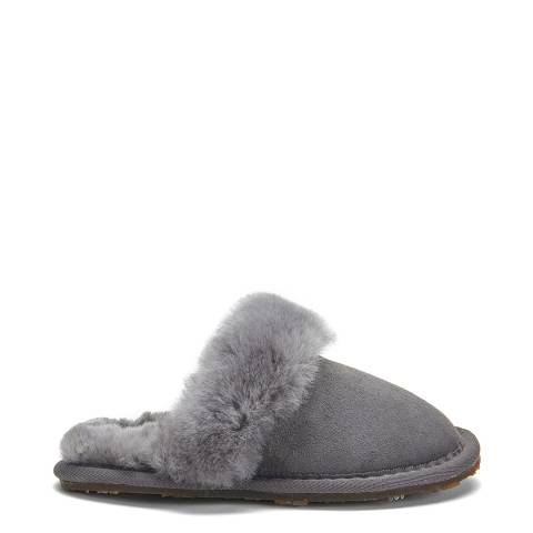 Australia Luxe Collective Kid's Grey Mule Slippers