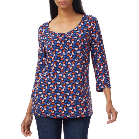 Crew Clothing Printed Stretch Blouse