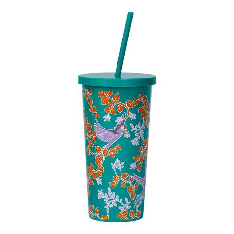 Kate Spade Tumbler with Straw, Bird Party