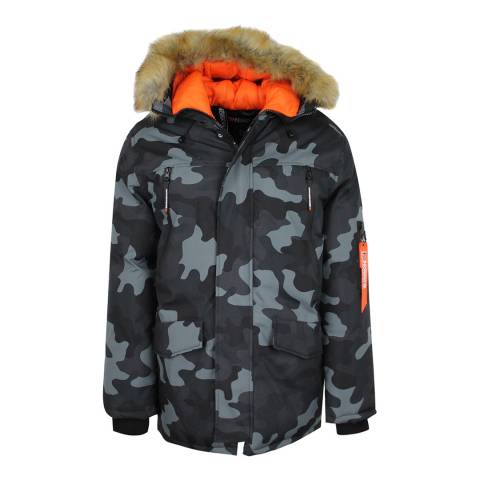 Geographical Norway Navy Arnold Parka Jacket