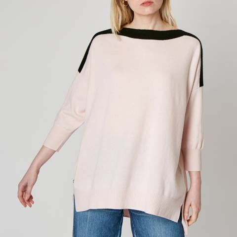 Amanda Wakeley Light Pink Relaxed Cashmere Jumper