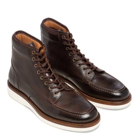 Oliver Sweeney Brown Nicolo Leather Ankle Boots