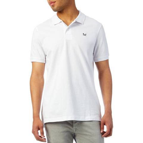 Crew Clothing White Cotton Polo Shirt