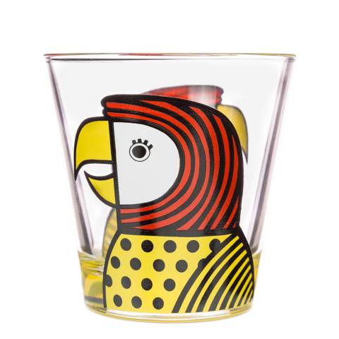 Jane Foster Set of 6 Jane Foster Parrot Glass Tumblers, 250ml