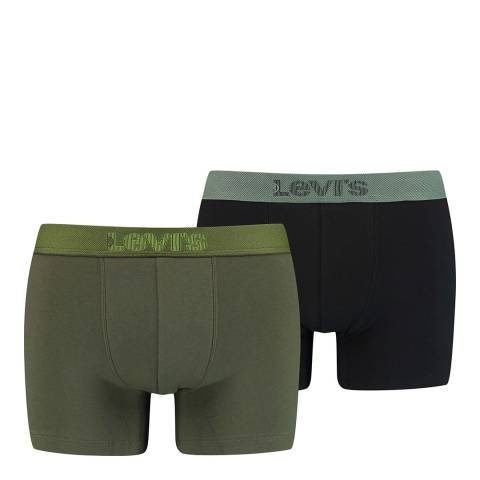Levi's Khaki 2 Pack Blazing Carpet Elastic Boxer Brief