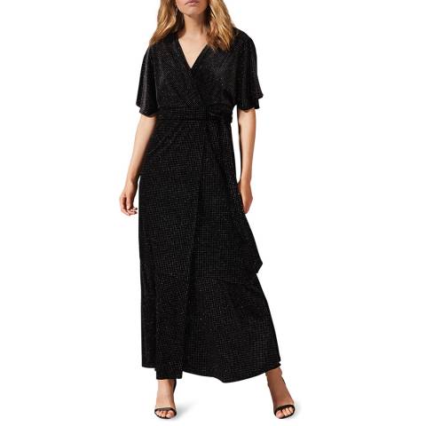 Phase Eight Black Robynne Wrap Maxi Dress