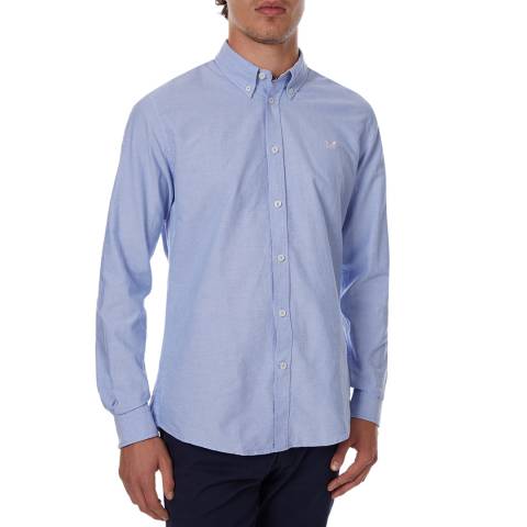 Crew Clothing Blue Oxford Cotton Shirt