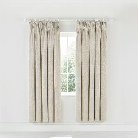 Sanderson Lindos 168x183cm Set of Curtains, Linen
