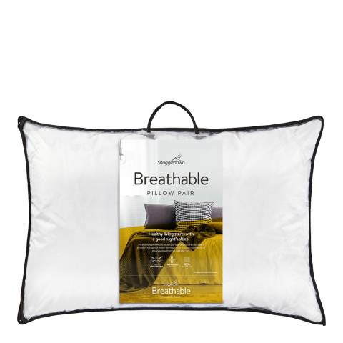 Snuggledown Breathable Pair of Pillows