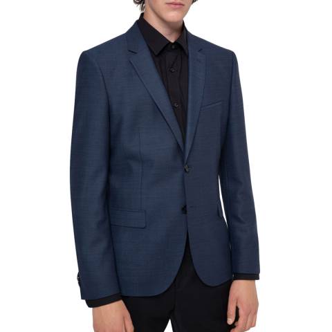 HUGO Blue Arti Wool Blend Suit Jacket