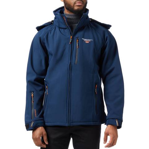 Geographical Norway Navy Softshell Jacket