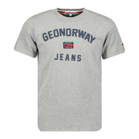 Geographical Norway Grey Cotton Shirt