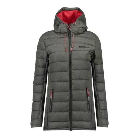 Geographical Norway Grey Removable Hooded Jacket