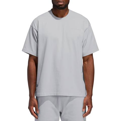 adidas x Pharrell Williams Unisex Light Grey Premium Basics T-Shirt