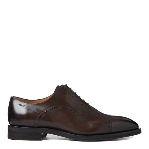 BALLY Brown Leather Scotch Brogues