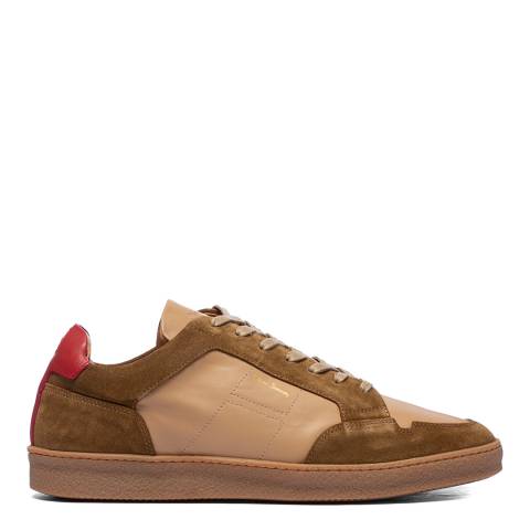 Oliver Sweeney Beige Terceira Suede/Leather Sneakers