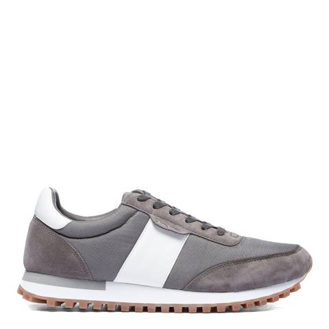 Oliver Sweeney Grey Stolford Suede/Nylon/Leather Sneakers