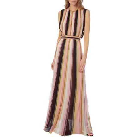 M Missoni Multi Stripe Woven Maxi Dress